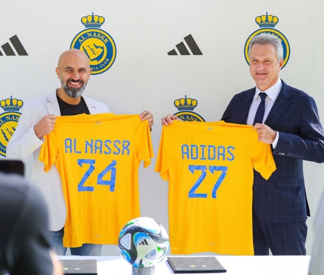 利雅得胜利与阿迪达斯签约三年，将成为新的球衣供应商